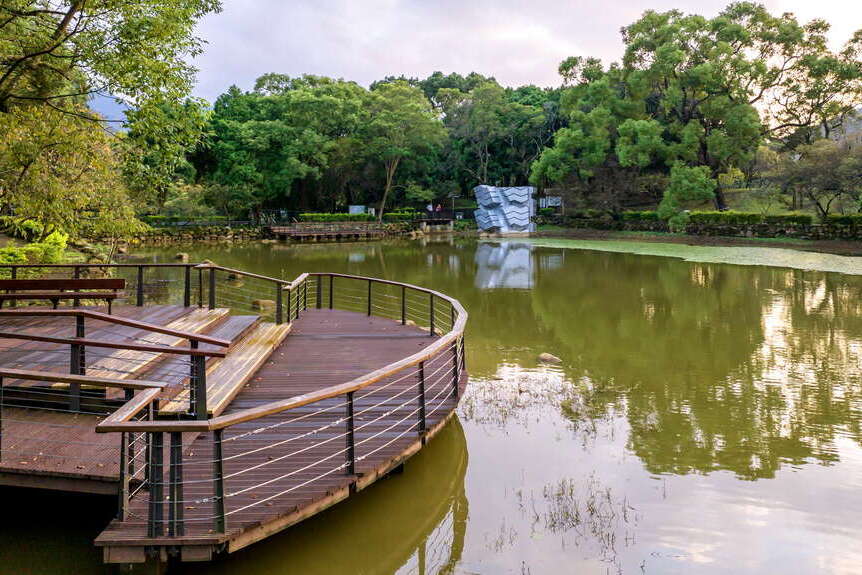 角板山公園梅花盛開與蔣公行館